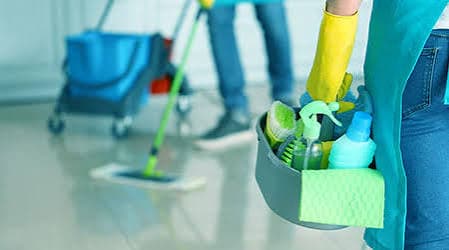Cleaning supplies included with every StrongHold visit